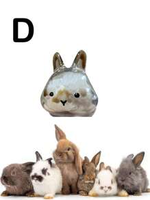 1 件可爱透明宠物兔毛纪念品胶囊，宠物毛发存储钥匙扣，带项圈设计的可爱兔子形纪念容器，密封宠物兔毛存储 DIY 纪念吊坠，送给兔子爱好者和宠物损失同情的礼物，记住心爱宠物的理想选择，宠物配饰，独特的个性化宠物配饰