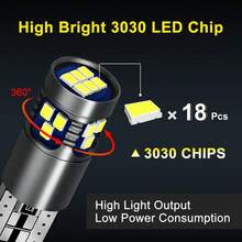 2Pcs T10 3570 CSP LED Bulbs 15000LM 6000K White, App-Control RGB & Cool ...