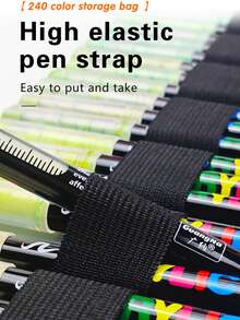 288 Colour Acrylic Marker Set, Soft Tip With Automatic Ink Control System, Strong Coverage For Doodling And Colouring, Suitable For Artists, DIY Crafts, Canvas, Wood, Glass, Rocks And Fabrics, Great For Back To School!