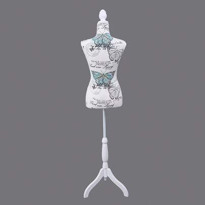 Forma de busto minimalista, peito plano estilo coreano, acessório de exibição de roupas de corpo inteiro