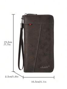 Men's Wallet, Fashionable Large Capacity Multi-Card Slot Casual Phone Pouch Coin Purse - Multicolor - View 5