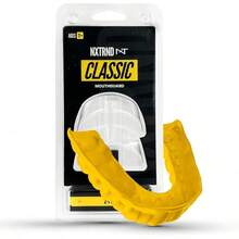NXTRND CLASSIC Juego de 2 Protectores Bucales Deportivos, Ultra Delgado, para Fútbol Americano, Boxeo, Combate,, Jiu-Jitsu,, para Adultos y Niños - Amarillo - Ver 11