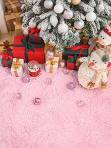 4 英尺 X 6 英尺柔软毛茸茸地毯，可洗地毯垫，适用于客厅、卧室、宿舍、大学、公寓，粉色地毯装饰，适合男孩和女孩的房间