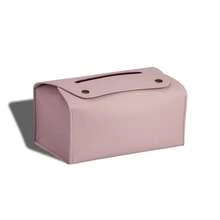 1 Premium Pu Leather Tissue Box Holder For Home Decor And Desktop Organization, Suitable For Dining Room, Living Room, Kitchen, Perfect Tissue Storage Box, Elegant Faux Leather Finish, Sturdy And Slim Design, Easy Refill, Anti-Slip Base, Keeps Tissues Clean And Accessible, Space-Saving, Durable And Easy To Clean, Ideal For Office Desk, Vanity, Breakfast Nook, Great Gift For Mother's Day And Spring Gatherings, Complements Modern Minimalist Interiors - Multicolor - View 7