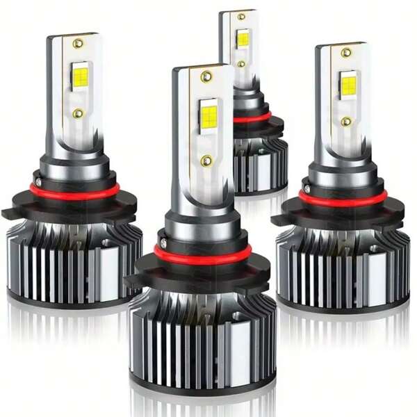 H11/H7 3570 CSP LED Bulbs 15000LM 6000K White, App-Control RGB & Cool White, Canbus Error Free For Cayenne, 12V/24V Car Headlight