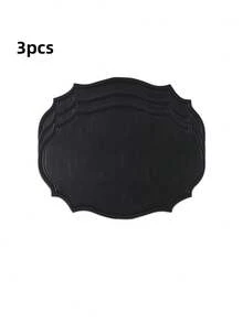 Tovaglietta in pelle lavabile, tovaglietta ovale in pelle rinforzata resistente al calore, tovaglietta impermeabile antiscivolo facile da pulire, adatta per decorazione di tavoli da cucina, caffè e ristorante