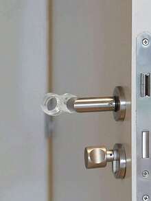 Door Handle Bumper Guard, Silicone Anti-Collision Doormat,Anti-Collision Ring For Door Handle, Wall Protector For Bedroom And Bathroom Door, Door Anti-Collision Suction Mat Door Suction Anti-Collision Grip Holder, Best Gifts For Birthday And Graduation