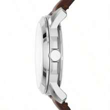 Fossil Fossil Men's Automatic Mechanical Leather Three-Hand Watch Stainless Steel Case/Scratch-Resistant Glass Mirror ME3052/ME3053/ME3054/ME3095