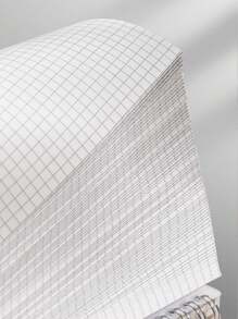 1 件 A5/B5/A4 网格笔记本，螺旋装订，硬 PP 封面，简约网格图案，返校必备文具，万圣节和圣诞节派对礼物