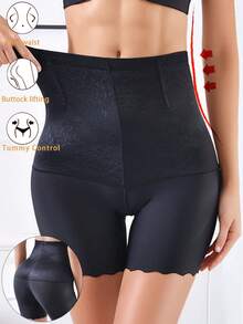 Women's High Waist Sexy Lifting Slimming Shaping Pants, Seamless, Breathable, Thin Shapewear