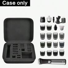 Case Compatible With Philips For Norelco Multigroom Series 7000 5000 Mens Grooming Kit With Trimmer MG7750/49 MG7910/49 MG9510/60. Storage Holder For Attachment Trimmers(Box Only) Black Inner 18D11715B9CD8A6CBE52C-YTB - Black+Inner - View 4