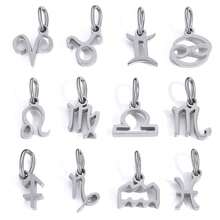 Constellation Zodiac Charms For Jewelry Making Supplies Gold Color Pendant Diy Necklace Bracelet Earrings Accessories - Gold - View 9