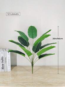 1 pezzo Pianta artificiale di banano tropicale, albero di banano finto. Senza vaso. Adatto per decorazione domestica e da giardino. Molto adatto per celebrazioni di inaugurazione della casa, celebrazioni di festival, sfondi fotografici, decorazioni per feste, Natale, Pasqua, Ringraziamento, San Valentino e altre occasioni festive.