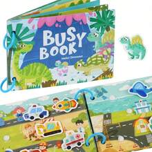 Engaging Quiet Book For Kids - Educational Sensory Learning Activity Toy, Perfect For Pre-School & Kindergarten - Ideal Halloween Or Christmas Gift - Multicolor - View 13