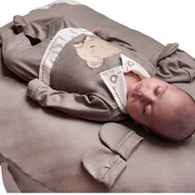 Noah Maternity Outfit For Boy 4 Pieces Of Baby Clothes - Màu Khaki - Xem 4