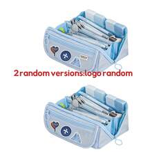 Large Capacity Washable Stationery Bag - Pen, Pencil & Marker Cases - Water-Resistant, Multi-Compartment Pencil Case For High School And College Students School Office Supplies Back To School, Back To School, School Supplies, Pencil Pouch, School Bag