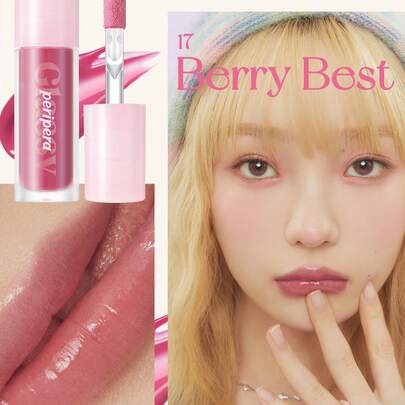 Peripera K-Beauty Ink Glasting 唇彩，纯素，含植物萃取油，水润色调，镜面水润唇彩，玻璃唇彩，丰唇，自然保湿，轻盈滋润，提亮肤色，持久，舒适，不粘腻，适合敷面膜，无白膜，K-Beauty，韩国彩妆
