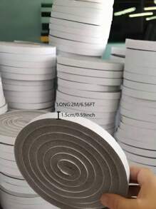 2/4 شريط عازل للنوافذ والستائر الأوتوماتيكية، بعرض 1.5 سم/3 سم، شريط عازل للصوت، مانع للغبار، للغرف المعيشية والنوم والحمام والمطبخ، عازل للصوت ومانع للتسرب المائي، ملصق ديكور المنزل، ملصق ديكور منزلي من الفينيل، ديكور الربيع والهالوين والكريسماس، ديكور المنزل