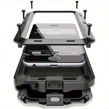 For IPhone 17 Air 11, 12, 13, 14, 15, 16 Plus Pro Promax XSMAX XS/X XR Anti Drop, Dustproof, Waterproof Three Proof Phone Case, High-End Fashion, Higher Quality - 黑色 - 查看 1