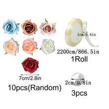 20/40 cái hoa hồng treo trang trí thác nước, hoa hồng giả nhiều màu sắc kèm ruy băng, thích hợp cho ngày lễ tình nhân, trang trí tiệc cưới, tiệc sinh nhật cô dâu, trang trí phòng, trang trí sân vườn - Nhiều màu - Xem 14