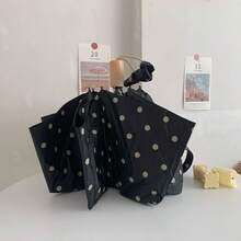 极简时尚波点两用伞，防晒防紫外线，适合日常户外防晒和雨天使用，春夏必备，伴娘礼物，房间装饰，卧室装饰，海滩，旅行，男女皆宜，度假，可爱小物，母亲节礼物，卧室装饰，花园，厨房装饰，夏季，海滩，旅行必备，房间装饰，软萌可爱，毕业季礼物 - 彩色 - 查看 15