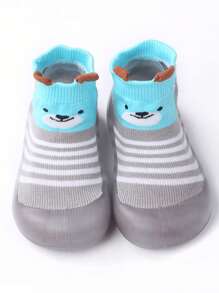 婴儿男女童防滑室内学步袜透气保暖弹力袜鞋底保护脚趾户外袜