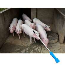 Chicharra Eléctrica Arreadora Recargable Ganadera De 108cm Azul Acero herramienta ganadería potente y duradera - Azul - Ver 6