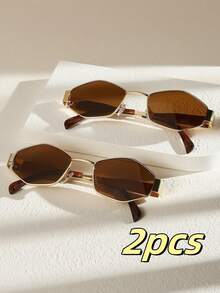 1 套/2 套/3 套/4 套/6 套超轻超大椭圆形镜框眼镜，百搭时尚，适合女性，大镜框显瘦，适合夜店，日常生活搭配和户外旅行配件，夏季必备太阳镜，复古风格椭圆形镜框，适合外出装扮，返校 - 彩色 - 查看 22