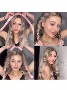 3pcs/Set Heatless Curling Rod Headband, Heatless Hair Curler No Heat Hair Curlers, Silk Curls Ribbon, Sleeping Soft Spong Headband, Sleep Hair Curler Set, For Women Long Hair Styling Tools, Slouchy Hair Curlers Styling Tools (Pink) Home Bath Hair Curlers, Curly Hair Brush, Rollers, Curly Hair Products, Barber, Hair Curlers, Rollers, Curly Hair Products, Curler, Rollers Hair Curl, Christmas, Hair Curler, Rollers For Hair, Curly Hair Tools, Heatless Curlers, Curly Hair Brush, Hairdressing Equipment, Heatless Waves, Hairstyle, Hairdressing,Curly Hair,Hair Rollers,Hair Curler,Heatless Curl,Heatless Curls,Hair Curlers,Rollers,Hair Curl,Rollers For Hair,Curly Hair Tools,Hair Rollers,Hair Roller,Curls Diffuser,Hair,Travel,Hair Products,Hair Tools,Hair Stuff,Barber,Barber Accessories,Barbershop,Hairdressing Equipment