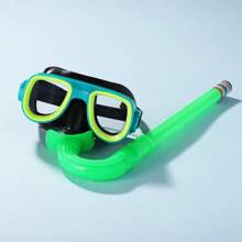 Conjunto de máscara de aventura, traje de baño separado, equipo de snorkel para nadar, gafas de natación y estudio, máscara de buceo y set de snorkel para niños de 4 a 8 años, accesorios y artículos esenciales para la playa, flotador de piscina