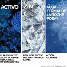 Gel Limpiador Purificante para Piel Mixta a Grasa y Sensible, 400ML| La Ro| c-h-e-Po |  Fórmula con Agua Termal, Zinc y Agentes Suaves | Tend en Skincare Diario | Rostro Limpio, Fresco y Libre de Impurezas | Rutina Facial Completa Skincare Kit Probado Dermatologicamente - Azul - Ver 6