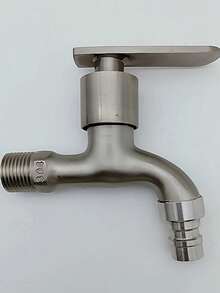 经典款 304 不锈钢双出水龙头，快开式陶瓷阀芯，拉丝金属表面，通用安装底座，包含厨房和浴室安装所需的五金件。厨房用品 厨房配件 厨房工具