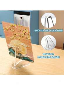 5/10/20 件透明卡片展示架（亚克力）、迷你运动卡夹、运动卡夹、分级卡片展示架、派对、婚礼、节日卡夹、编号卡夹、毕业招待会餐厅家居中心装饰品 - 無色 - 查看 5