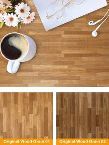 1卷，宽40厘米（15.75英寸），多种长度和颜色可选。自粘式，撕开即可粘贴，可移除，不留残胶，防水，防滑，耐刮擦。优质PVC乙烯基地板贴纸，简约现代深灰色木纹纹理印花，装饰性强，易于粘贴，适用于厨房、浴室、洗衣房、卧室、客厅、全屋地板翻新、出租房装饰。 - 彩色 - 查看 5