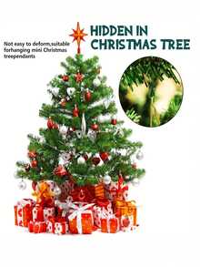 100 pièces Crochets de décoration de Noël en plastique durable, Crochets pour ornements de Noël, Fournitures pour les fêtes de Noël, Pinces de décoration d'arbre mini réutilisables vertes, Convient pour les lumières, les boules etc, Décoration de fête, Halloween, Noël, Pâques, Décorations de fête - Multicolore - Voir 3