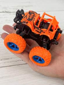 Monster Truck Toy, Friction Powered Reversible Remote Control Car Set, Gift For Boys 3-7 Years Old, Random Color,Toys For Boys,Kids Toys - Multicolor - View 9