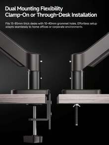 Lenovo Display Screen Stand, Adjustable Support Arm, Height And Angle Adjustable, Computer Stand Mechanical Arm, Display Heightening Frame, Screen Stand Compatible With 13-32 Inches.