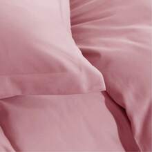 Duvet Cover TWIN Size - Soft Double Brushed King Duvet Cover Set, 3 Piece, With Zipper Closure, 1 Duvet Cover 68x90 Inches And 2 Pillow Shams Comfortable School For Students At The Beginning Of The Term - 粉色 - 查看 7