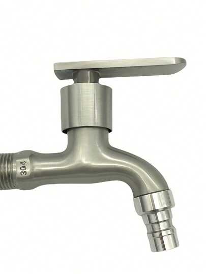 经典款 304 不锈钢双出水龙头，快开式陶瓷阀芯，拉丝金属表面，通用安装底座，包含厨房和浴室安装所需的五金件。厨房用品 厨房配件 厨房工具