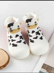 婴儿男女童防滑室内学步袜透气保暖弹力袜鞋底保护脚趾户外袜