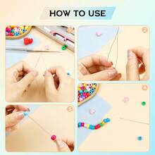 24 Pieces Beading Needles Set, 6 Sizes Seed Beads Needles Big Eye, Collapsible Beading Needles Set For Jewelry Making - Beading Needles Set - View 8