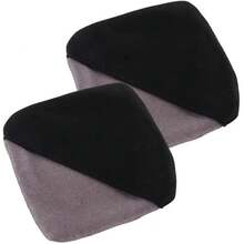 1/2pcs Paño de limpieza para pantalla táctil de coche, paño de limpieza de microfibra de doble cara para coche y pantallas de vidrio para portátiles - Negro - Ver 2