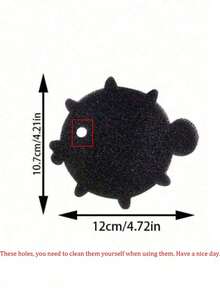 可重复使用的宠物毛发收集器，可爱狗狗猫咪毛发收集球套装，适用于洗衣机，衣物清洁除毛工具 - 黑色 - 查看 7