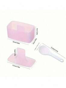 1pc Musubi Mold, Non-Stick Sushi Rice Ball Mold For Perfect Shape Onigiri And Rice Ball Press - Pink - View 9