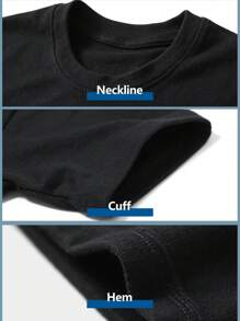 [Cotton T-Shirt] 180G Cotton Men's "Built Different" Letter Print T-Shirt | Relaxed Fit, Short Sleeve, Black S-3XL, Heat Transfer Print, AllSeason Clothing, Casual, Comfortable Sportswear