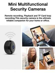 GENAI 1/2/4pcs Mini Spy Camera, 2.4G Wireless WiFi Hidden Camera 720P Full HD, Hidden Cameras With Motion Detection, Security Nanny Camera For Home/Office - Multicolor - View 11