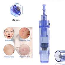 10/50/100/300支 Derma Pen 刺青針頭卡式替換針頭 適用於 MYM A6 A1 N2 微針美療美容儀 皮膚護理 (0.25mm) - 藍色 - 查看 22