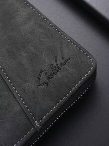 Men's Wallet, Fashion Large Capacity Multi-Card Slots Casual Phone Pouch Coin Purse Handbag Wristlet Wallet Gifts For Men Cowboy Christmas Gifts Vintage Black Purse Card Holder New Year Gift Valentine'S Day