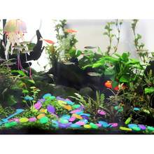 200pcs Glow Stones - Mixed Color Luminous Stones Decor, DIY Aquarium Decoration, Fish Tank, Walkway, Garden Path, Patio, Lawn, Yard Decor, Colorful Pebbles - Multicolor - View 4