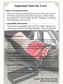 Portable Tire Inflator - Car Accessories, Black Wireless Rechargeable Portable Car Air Compressor With LED Light And Digital Pressure Gauge, Electric Air Pump With Auto Inflate And Stop Function, Suitable For Car, Motorcycle, Bicycle, Comes With Inflation Accessories, 7.4V 1500mAh Series Lithium-Ion Battery (Please Charge For 2-3 Hours Before Use)